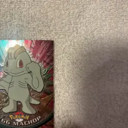 Pokemon 2000 Topps Chrome TV Animation #66 Machop - Image 4