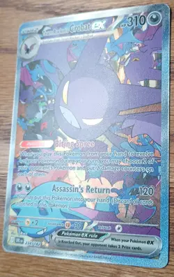 Team Rocket's Crobat ex 234/182 Destined Rivals Pokemon 2025 NM - Image 2