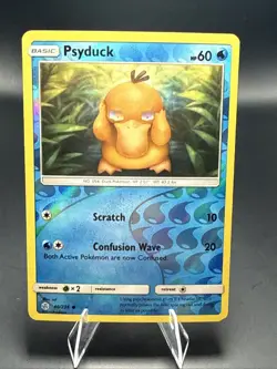Pokemon Psyduck 40/236 Reverse Holo Cosmic Eclipse LP - Image 1