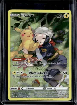2022 Pokemon SWSH Lost Origin Pikachu Trainer Gallery #TG05/TG30 - Image 1