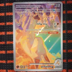 Pokemon Destined Rivals-Rapidash 189/182 Illustration Rare. New/Mint - Image 3