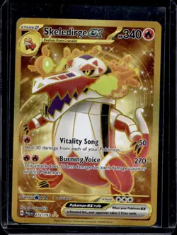 2023 Pokemon SV Paldea Evolved Skeledirge ex #272/193 - Image 1