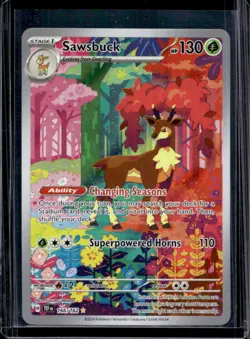 2024 Pokemon Temporal Forces Sawsbuck #166/162 - Image 1