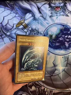 YUGIOH BLUE-EYES WHITE DRAGON BIK-S001 1st ULTRA SPANISH MP/HP (WNU) - Image 4