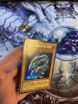 YUGIOH BLUE-EYES WHITE DRAGON BIK-S001 1st ULTRA SPANISH MP/HP (WNU) - Image 5