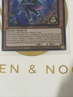 Yugioh Trickstar Aqua Angel MZTM-EN026 Ultra Rare 1st Edition NM - Image 2