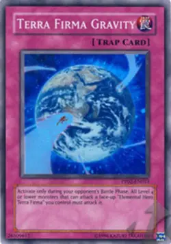Yugioh! Terra Firma Gravity - PP02-EN013 - Super Rare - Unlimited Edition Near M - Image 1
