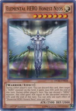Yugioh! LP Elemental HERO Honest Neos - DUSA-EN028 - Ultra Rare - 1st Edition Li - Image 1
