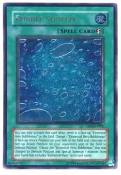 Yugioh! LP Bubble Shuffle - CRV-EN046 - Ultimate Rare - 1st Edition Lightly Play - Image 1