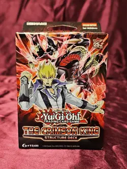 Yugioh The Crimson King Structure Deck Factory Sealed English 1st edition - Image 1