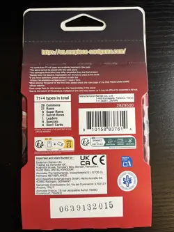 One Piece EB-03 Extra Booster Heroine Edition x5 Sleeved Packs EN - Image 2