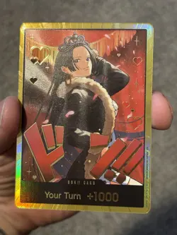 DON!! Card (Boa Hancock)(Gold) Extra Booster: One Piece Heroines Edition Foil - Image 1