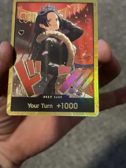 DON!! Card (Boa Hancock)(Gold) Extra Booster: One Piece Heroines Edition Foil - Image 3