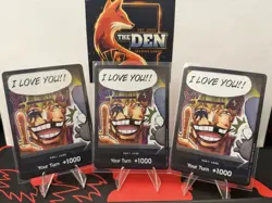 Don!! Card_Sanji_I Love You_Kingdoms Of Intrigue One Piece TCG English - Image 1