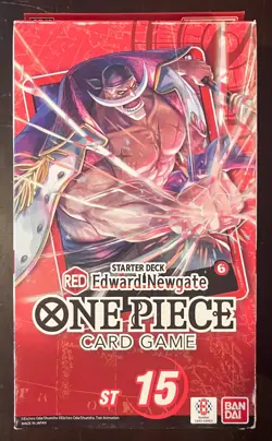 One Piece Card Game ST-15 Sealed Starter Deck English Brand New Edward Newgate - Image 1