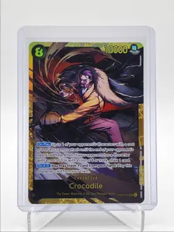 CROCODILE 2026 ONE PIECE AZURE SEA'S SEVEN SECRET RARE B OP14-120 Q6027 - Image 1