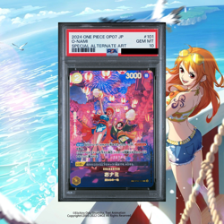Special Alternate Art O-Nami One Piece 2024 OP07 Japanese SP OP06-101 R PSA 10 - Image 1