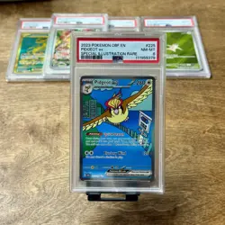 PSA Graded Pokemon Card Lot 5 Miraidon HR Pidgeot SIR Scizor IR Kecleon Slakoth - Image 4