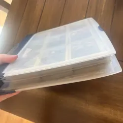 Massive Pokemon Binder Card Collection Holo Reverse Foil Mid Era Fire TCG Wow - Image 1