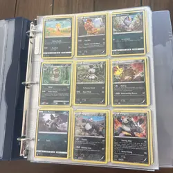 Massive Pokemon Binder Card Collection Holo Reverse Foil Mid Era Fire TCG Wow - Image 2