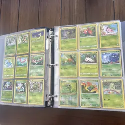 Massive Pokemon Binder Card Collection Holo Reverse Foil Mid Era Fire TCG Wow - Image 4