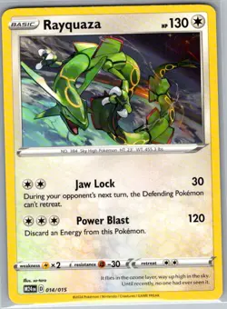Rayquaza 014/015 Non Holo McDonald's Promos 2024 - Pokemon Card - NM - Image 1