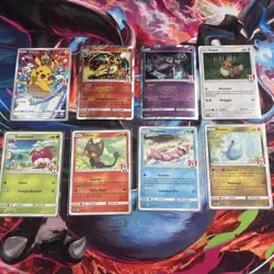 Pokemon Card Indonesia KFC SET ALL 8 of 8 - US Shipping - Image 1