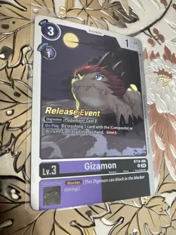 Digimon Card Game Pre-Release Foil Gizamon BT19-066 Special Booster 2.0 - Image 1