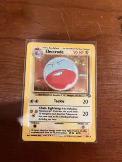 Electrode 2/62 Holo Jungle Unlimited Pokemon Card - Image 1
