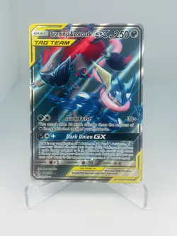 Greninja & Zoroark GX 200/214 Unbroken Bonds NM Pokemon TCG Card - Image 1