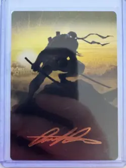 Leonardo, Sewer Samurai - Art Card (20/54) Gold-Stamped Signature NM ENG MTG - Image 1