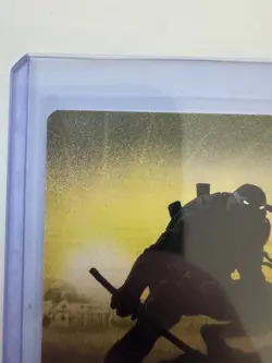 Leonardo, Sewer Samurai - Art Card (20/54) Gold-Stamped Signature NM ENG MTG - Image 3