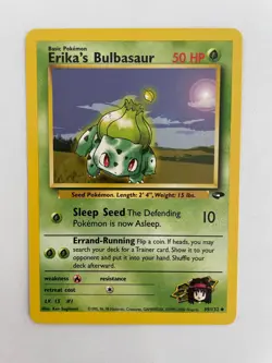 Pokemon TCG Erika's Bulbasaur Gym Challenge Card 39/132 Unlimited NM - Image 1
