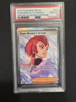Team Rockets Ariana Holo Card Destined Rivals Series 237/182 PSA 10 - Image 1