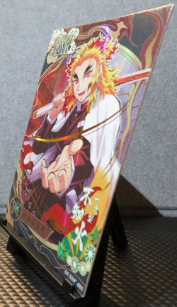 Kyojuro Rengoku Super Secret Rare Holo SSR+ Card Demon Slayer Anime Manga NM CCG - Image 4