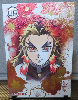 Kyojuro Rengoku Glitter Holo Foil UR Rare Card Demon Slayer Anime Manga CCG NM - Image 1