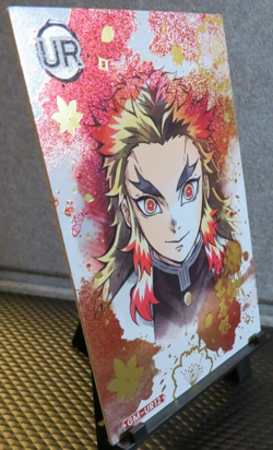 Kyojuro Rengoku Glitter Holo Foil UR Rare Card Demon Slayer Anime Manga CCG NM - Image 3