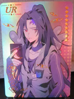 Michikatsu / Kokushibo Demon Slayer UR Gold Holo Foil Card Ultra Rare NM CCG - Image 2