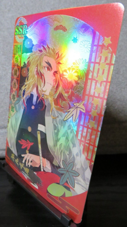 Kyojuro Rengoku SSR Rare Holo Card Demon Slayer CCG NM Anime Manga Out of Print - Image 3