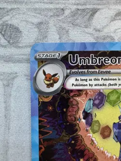 Pokemon Prismatic Evolutions Umbreon EX Sir SAR 161/131 TCG Card LP - Image 2