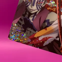 RENGOKU AKAZA TANJIRO Kimetu noYaiba DemonSlayer Bandai Holo Card Rare No.033F/S - Image 3