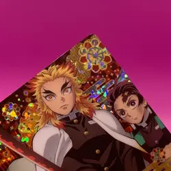 RENGOKU AKAZA TANJIRO Kimetu noYaiba DemonSlayer Bandai Holo Card Rare No.033F/S - Image 4