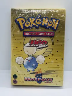 Pokemon Hotfoot Theme Deck 2000 Neo Genesis WOTC Vintage TCG Cards | FATORY SEAL - Image 1