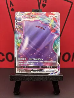 Ditto Vmax 051/072 Shining Fates- NM Ultra Rare Full Art Pokemon Card - Image 2