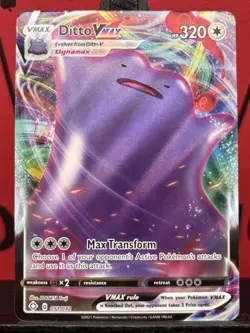 Ditto Vmax 051/072 Shining Fates- NM Ultra Rare Full Art Pokemon Card - Image 3