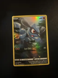 Pokemon TCG Riolu GG26/GG70 Crown Zenith Galarian Gallery Holo Card NM Condition - Image 1