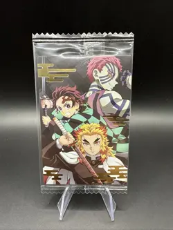 Demon Slayer Wafer Card 035 Rengoku, Tanjiro & Akaza Sealed! - Image 1