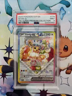 Eevee ex 174 Sv: Scarlet & Violet Promo Cards Holo PSA 9 Mint - Image 1