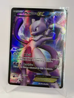 Pokemon Mewtwo-EX Full Art Ultra Rare Holo Card Black & White 98/99 170 HP - Image 1