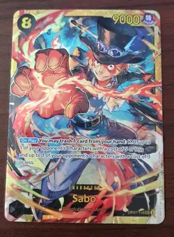 Sabo OP07-118 SEC One Piece TCG Card English - Image 1
